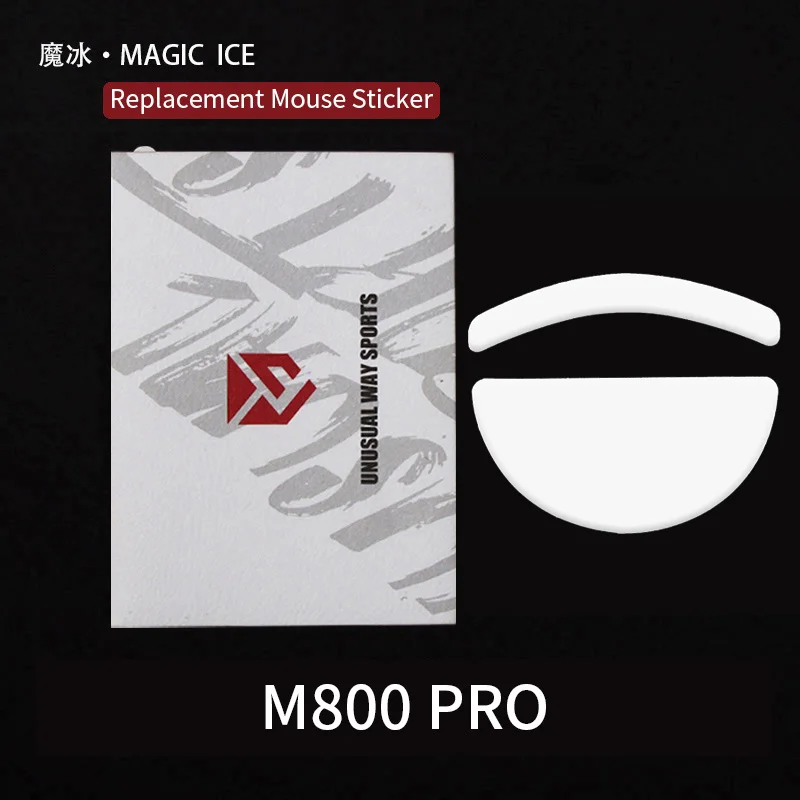UnusualWaySports Mouse Skates Feet Delux M800 Pro Cambered Surface PTFE Anti Collapse Magic Ice Pink Black Silver Fox