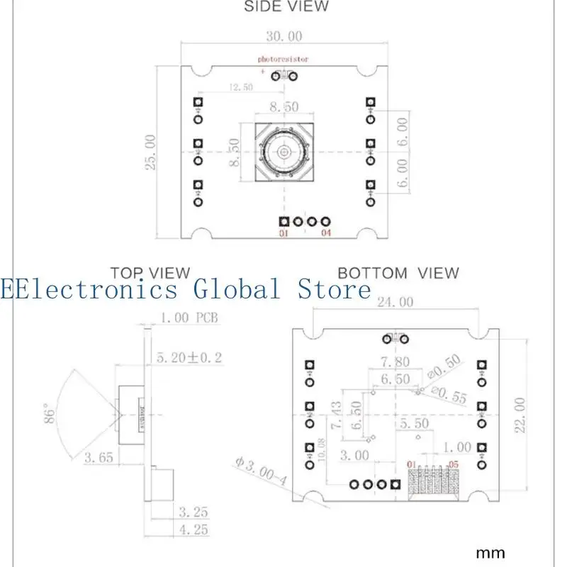 462B Professional USB Drive Frees OV2720 Camera Module Industrial 2 Million Pixels Autofocus Camera Module Replacement