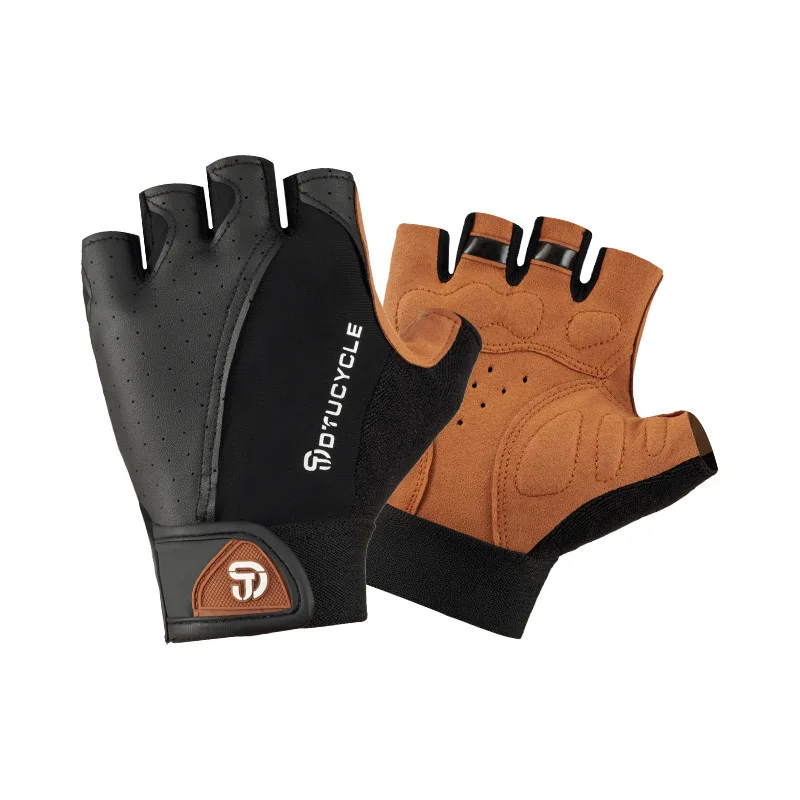 

Спортивные перчатки, женские велосипедные перчатки без пальцев, перчатки для бега, фитнеса, тренажерного зала, езды на мотоцикле, противоскользящие и дышащие