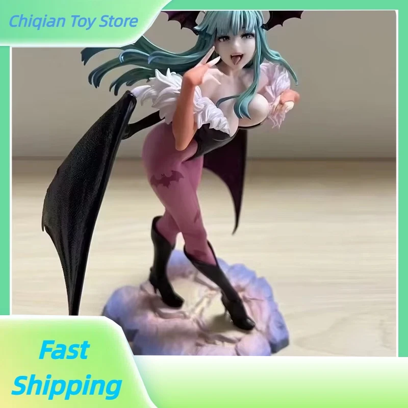

Аниме ПВХ фигурка демон воин Morrigan Lilith Felicia тройная женская стоячая поза статуя украшение для рабочего стола Коллекционный подарок