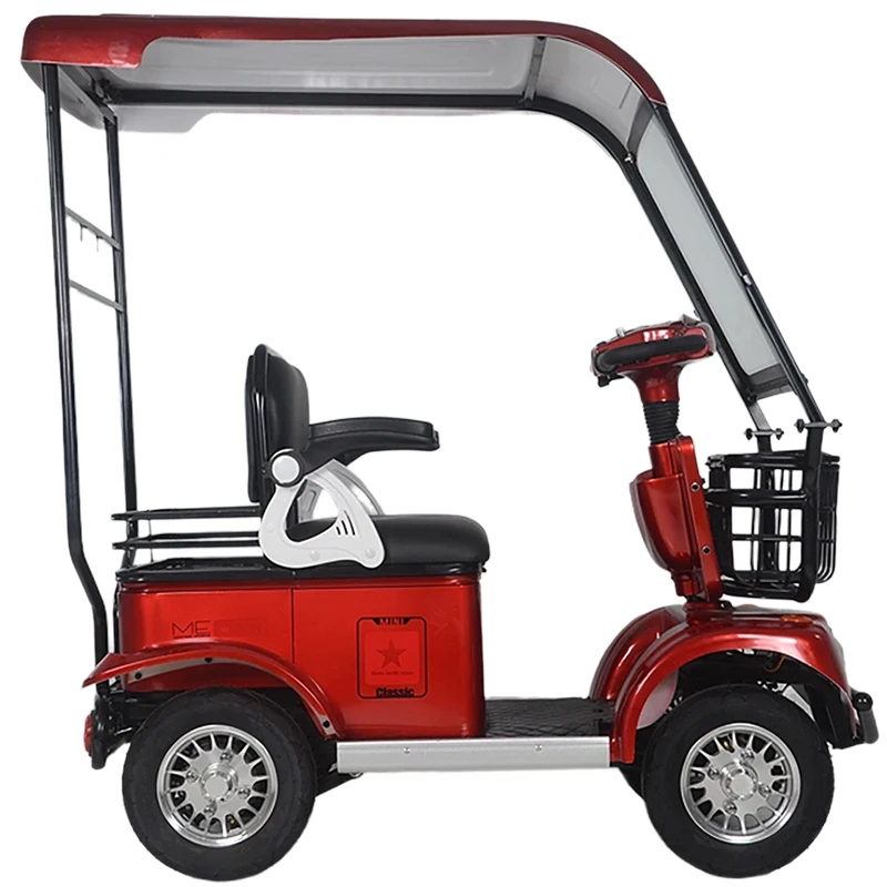 High-quality Four Wheel Electric Four Wheeler 800W 60V Leisure Four-wheeled Car RWD Customized Color OEM