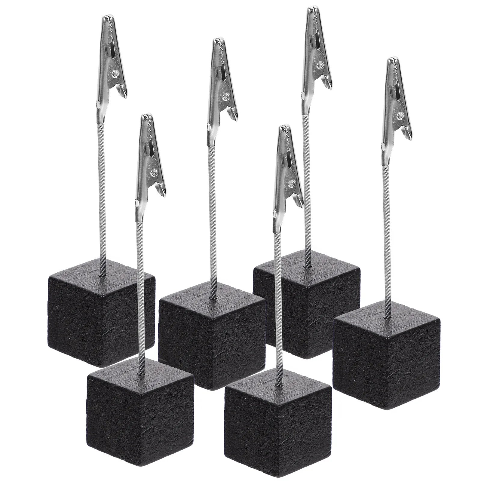 6Pcs Retro Alligator Clips Premium Corrosion Resistant Photo Holders Desktop Memo Note Clamps Office Supplies Creative DIY Card