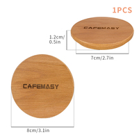 CAFEMASY Coffee Grinder Hopper Wood Cover Coffee Grinder Hopper Lid For Eureka Mignon Coffee Grinder Accessories