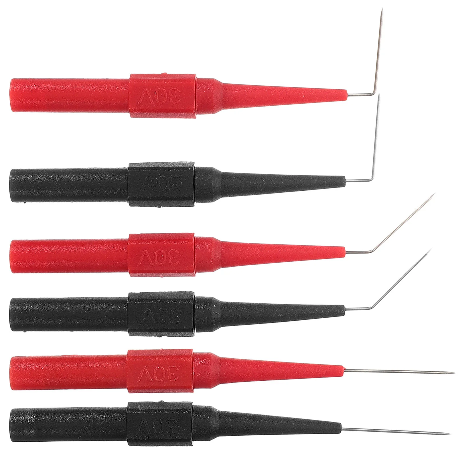 6 Pcs Test Probe Multimeter Pin Car Leads Probes Electrical Testing Automotive Copper Needle