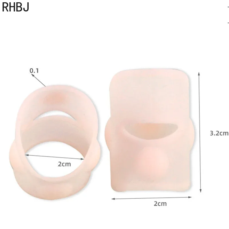 RHBJ Protector de corrección de uñas de los pies, separador de dedos, tratamiento de paroniquia, corrección de pedicura, herramienta para el cuidado de los pies, Clip alisador