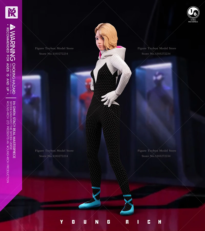 YR TOYS YR008 1/6 vestiti semplici YR009 tuta da battaglia Spider-Man nel Spider-Verse katie Stacy 12 pollici Set completo Action Figure