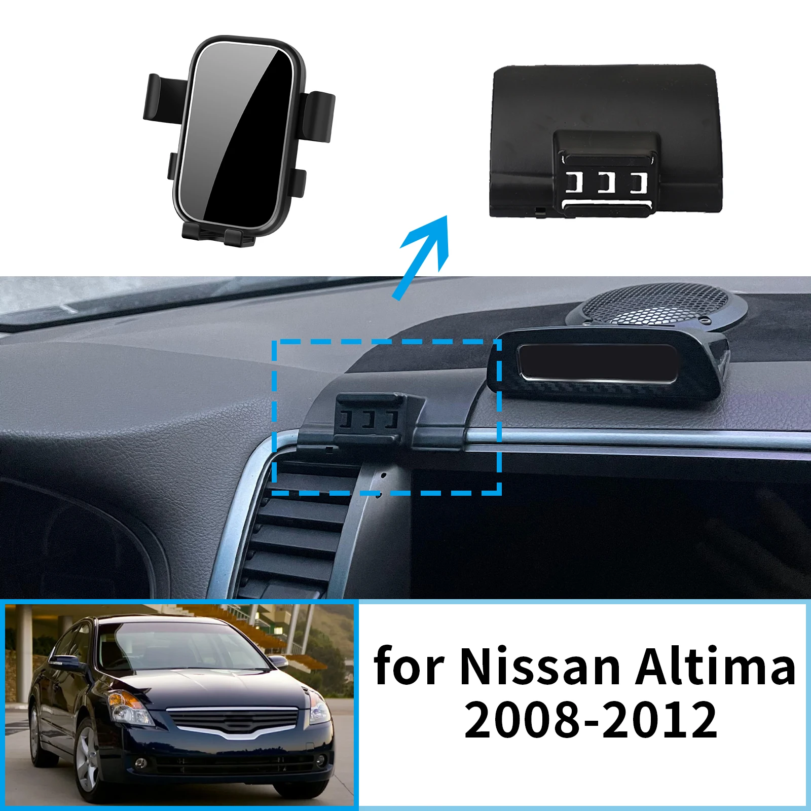 

for Nissan Altima L32 2008 2009 2010 2011 2012 Car Mobile Phone Holder Stand Auto GPS Bracket Navigation Accessories