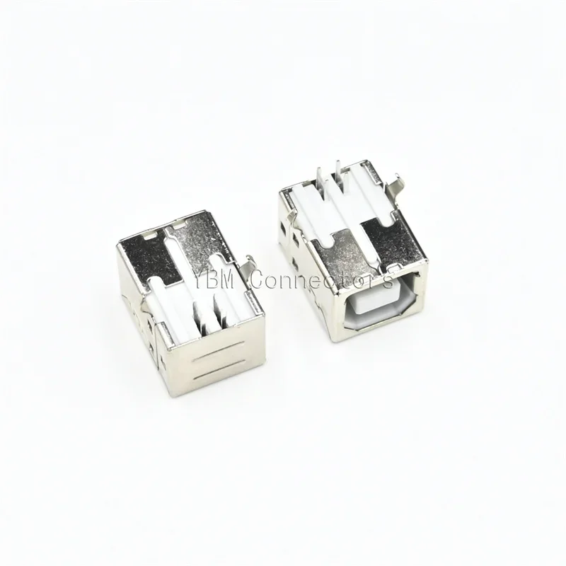 10pcs B Typ Usb-buchse Anschluss Drucker Anschluss Buchse Buchse Rechtwinklige Platine Stecker Db90
