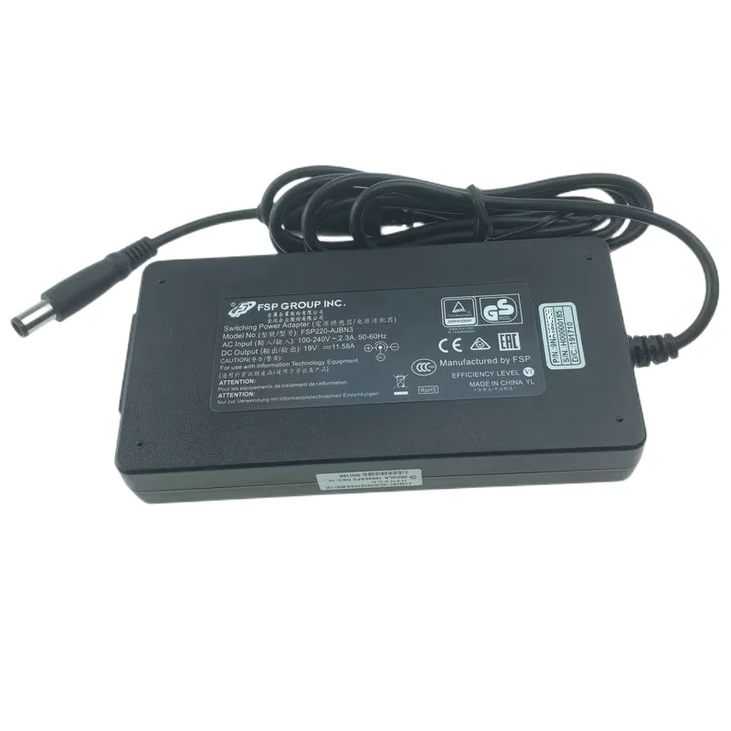 Genuine 19V 11.58A 220W 110V-220V AC Power Adapter Charger HKA220190A2 For XGIMI Projector H3S RS Pro 2 Horizon Power Supply