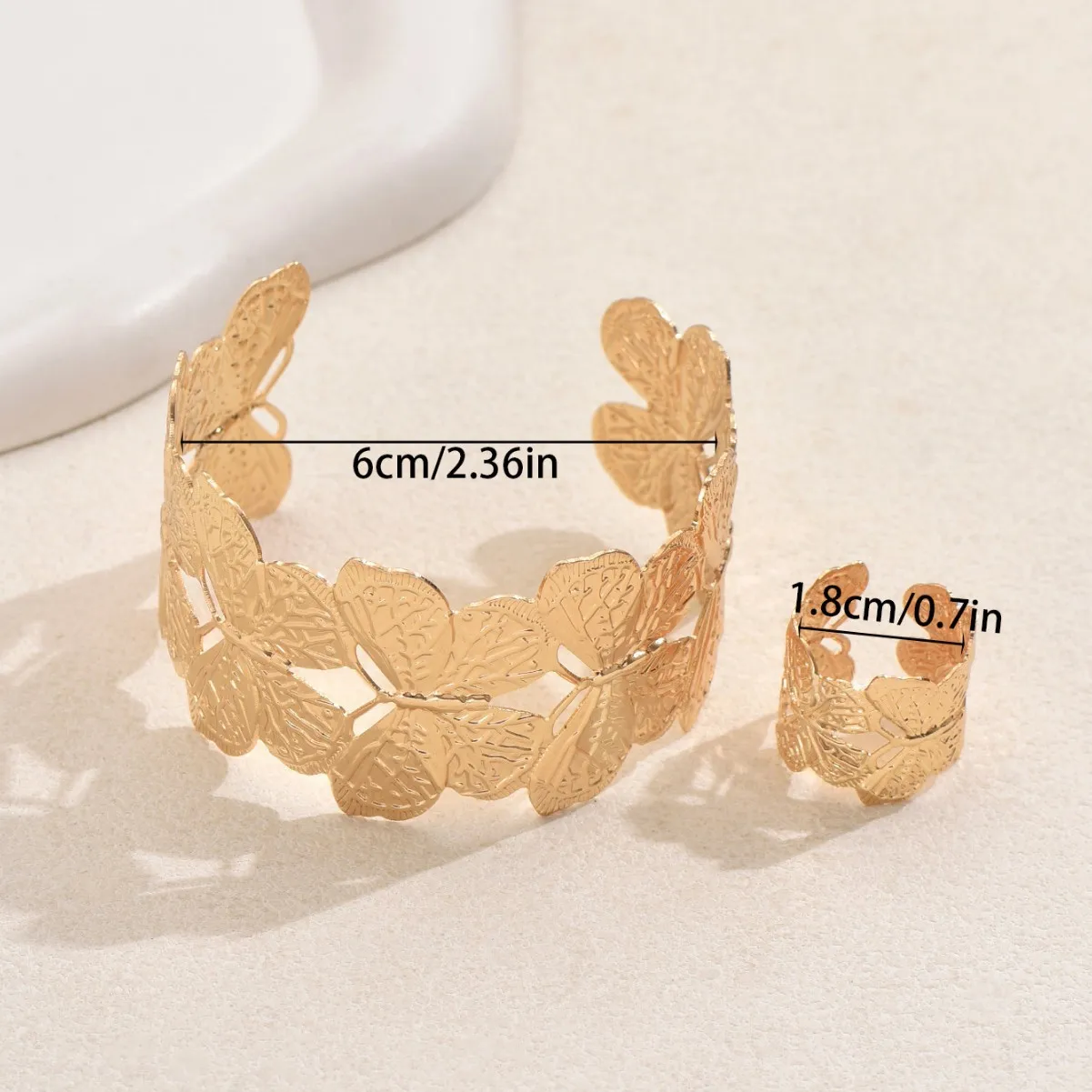 New Women's Butterfly Personalized Bracelet Open Ring