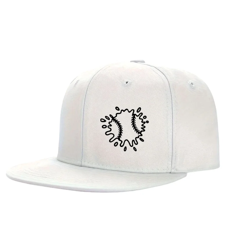 A Baseball Cap with a Printed Stain, Suitable for Any Season, Ideal for Baseball Fans And an Excellent Option for Outdoor Activi