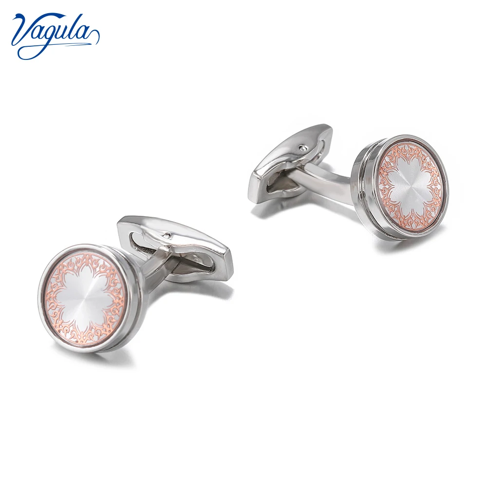 VAGULA Trendy Cufflinks Brass Gemelos Men French Shirt Cuff links Wedding gift 836