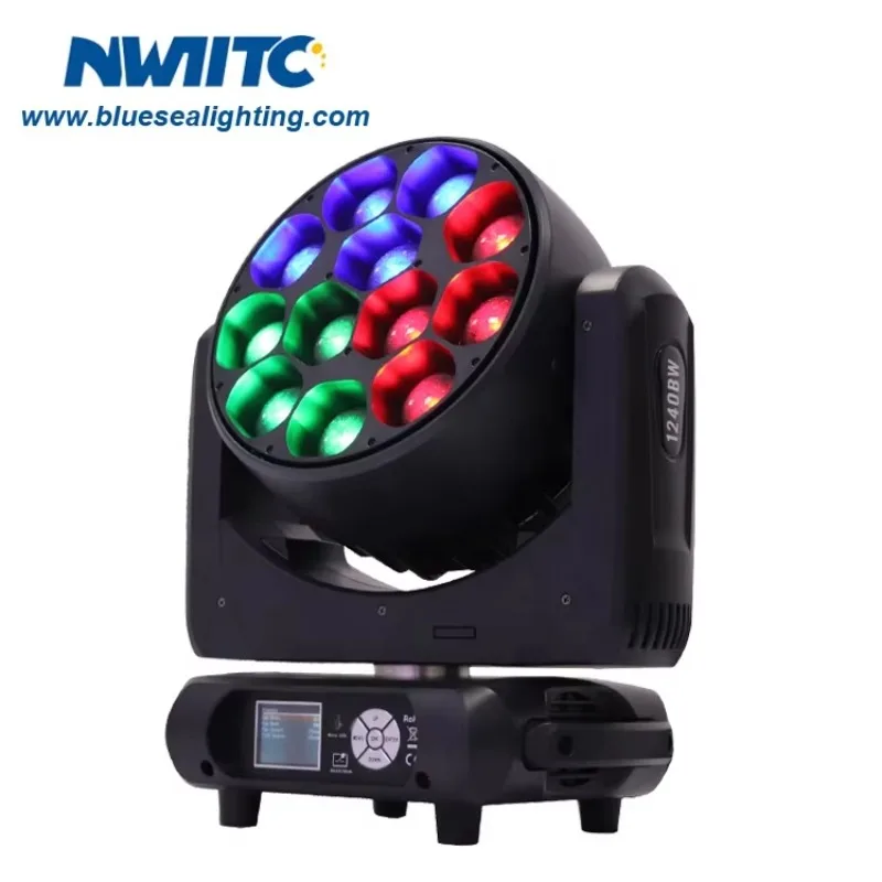 

L-133 12pcs 40w RGBW 4in1 LED Wash Moving Head Stage Lights