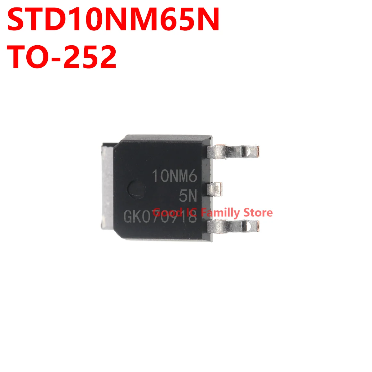 

10 шт. STD10NM65N TO-252