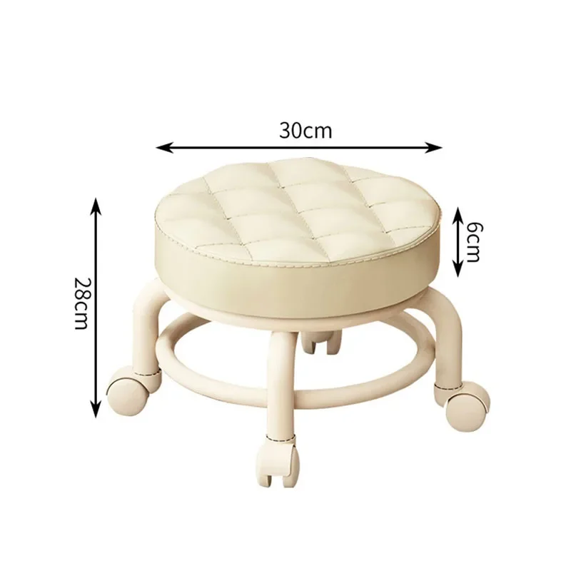 Universal wheel small stool, with wheel with  artifact, children's pulley stool multi-function, beautiful seam