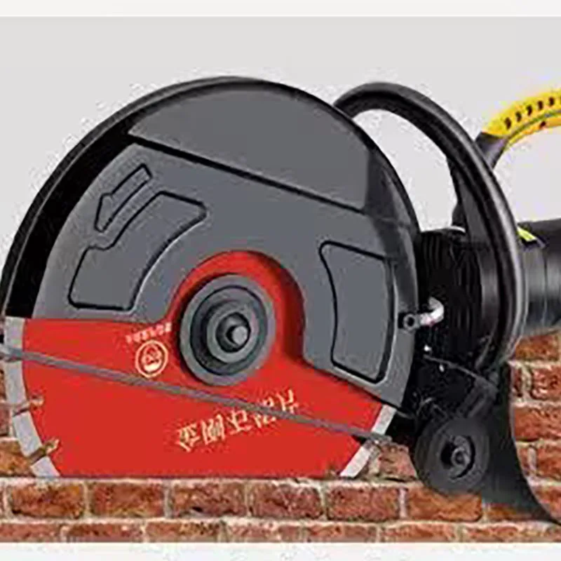 8800W High Power Concrete Wall Saw 18cm Single Blade Wet Dry Cutting Wall Slotting Machine Angle Grinder for Concrete Brick