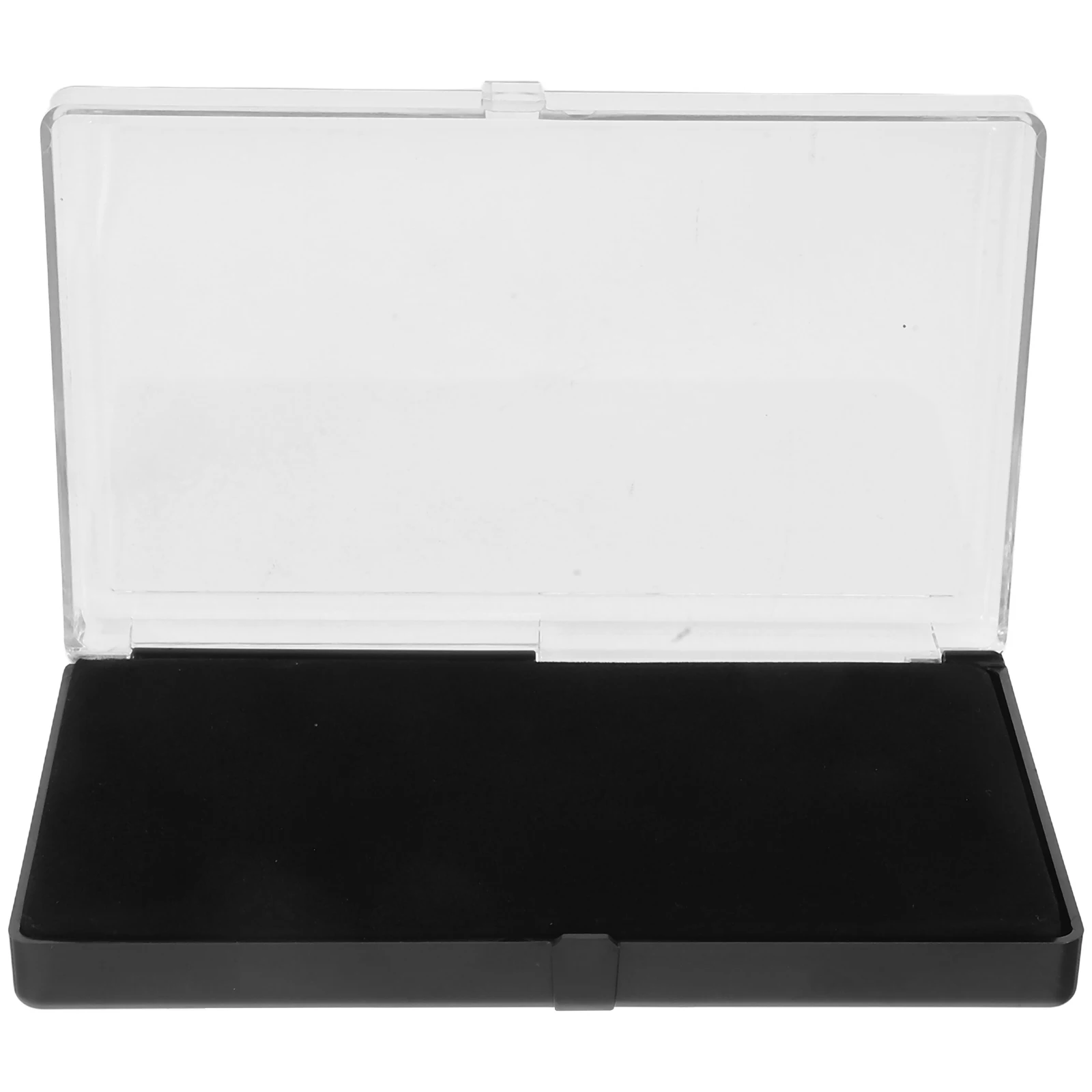

Plastic Badge Display Box Flip Jewelry Storage Case Pins Medals Travel Home Organizer Jewelry Presentation Box