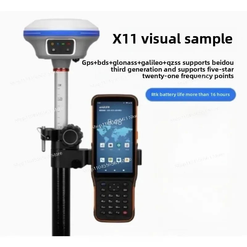 X7/I83 GNSS Receiver: 624 Ch, Integrated IMU, GPS/GNSS RTK for Land Surveying