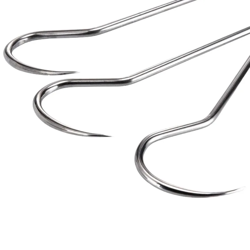 1PC Stainless Steel Ice Fishing Hook Gaff Anchor Boat Fishing Sea Fishing Hook Head Big Fishing Supplies Gear Tools Accessories