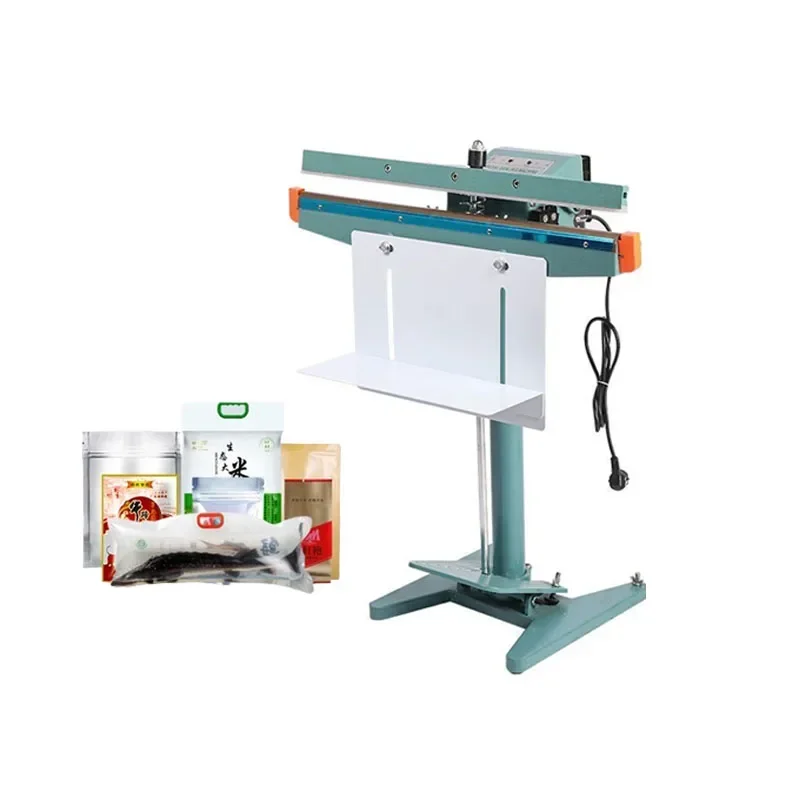 Food Pedal Bag Sealer Fast Speed Plastics Bag Foot Pedal Heat Sealing Machine Polyethylene Plastic Food Bag Sealer