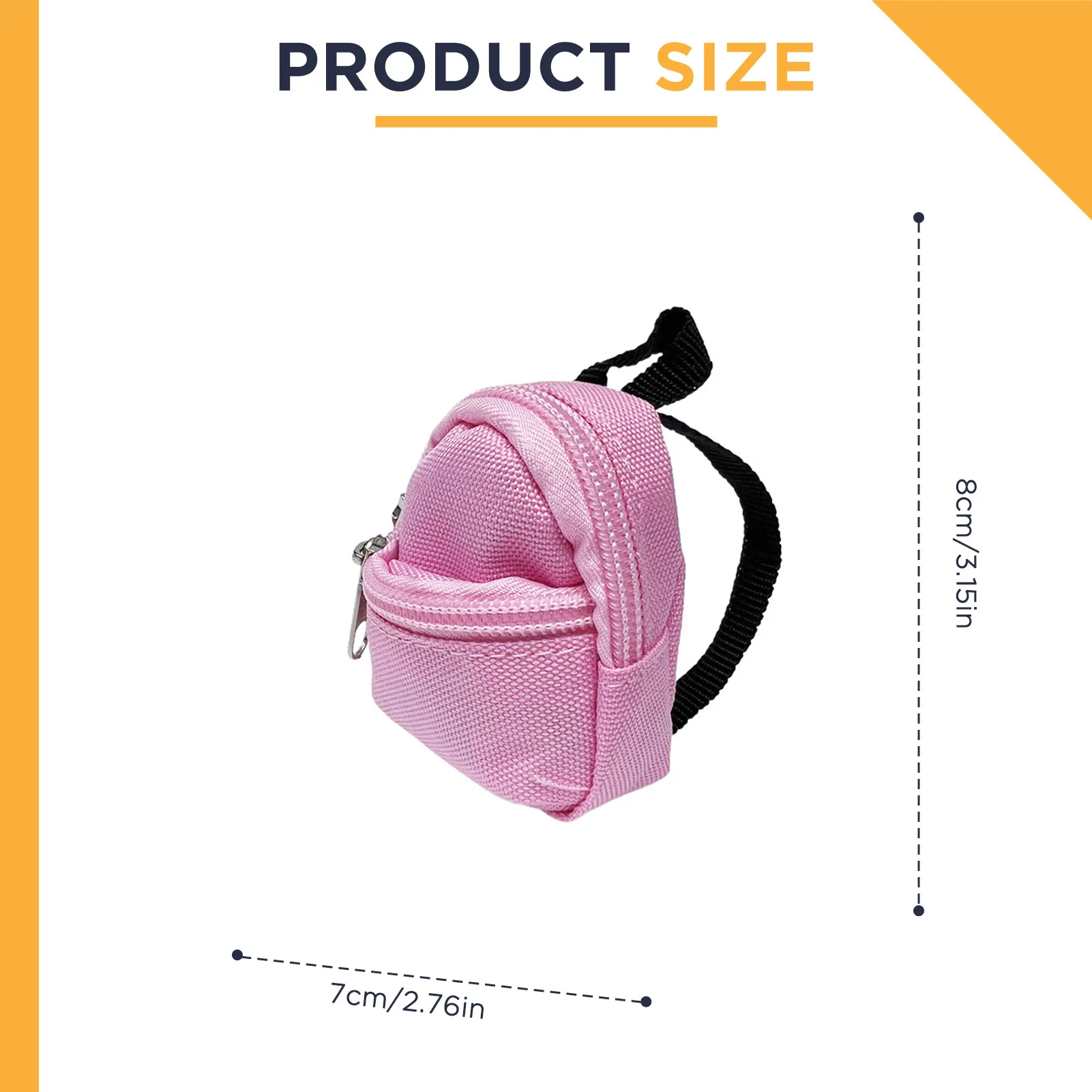 Doll House Miniature Backpack Mini Backpack Doll House School Scene Prop Mini Backpack for Scene Setting