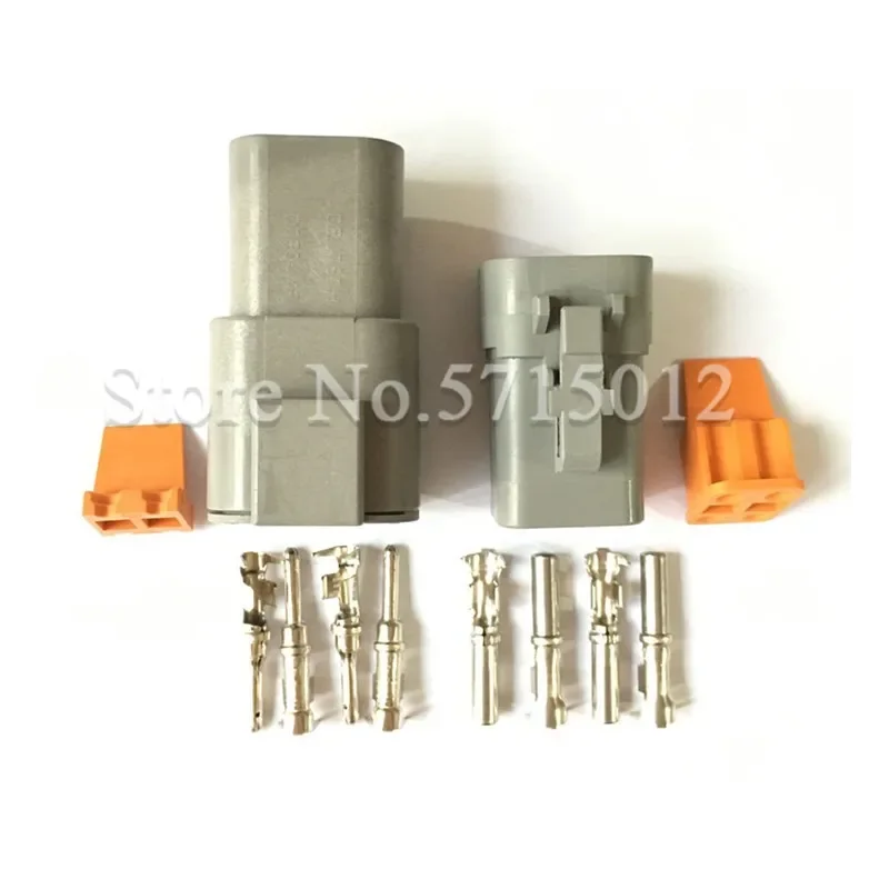 4 حفرة DTP DTP06-4S DTP06-4P أنثى ذكر موصل مقاوم للمياه سلك المقبس للسيارات السيارات