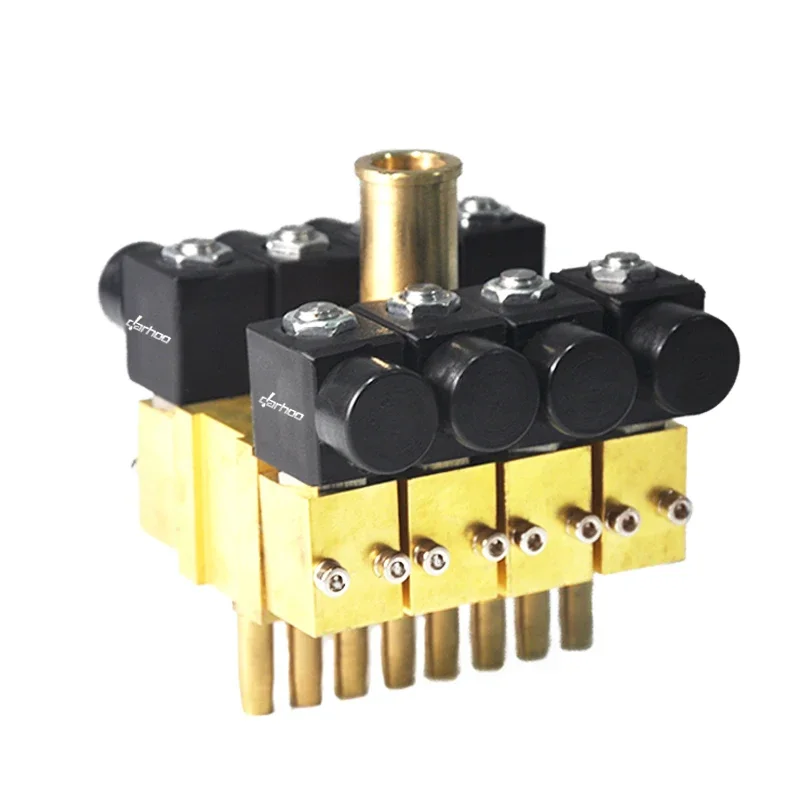 Digital water curtain solenoid valve rain wall waterfall brass valve