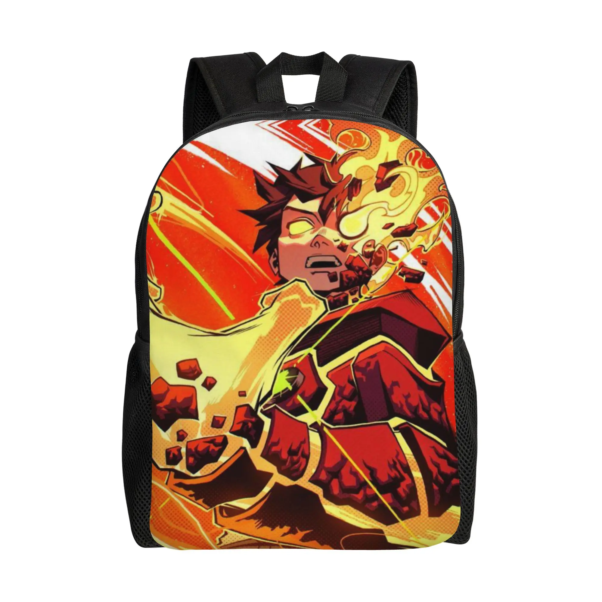 Back to school season Multi-Function Ben10 Heatblast Fiery Character Handbag Ben 10 Students Backpack