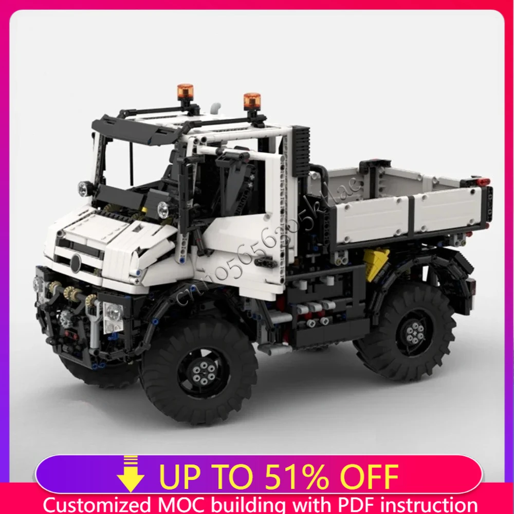 

3463PCS city Engineering RC 4x4 Unimog U535 Off-road vehicles creative ideas technology Child Toy Assembly Puzzle Birthday Gift