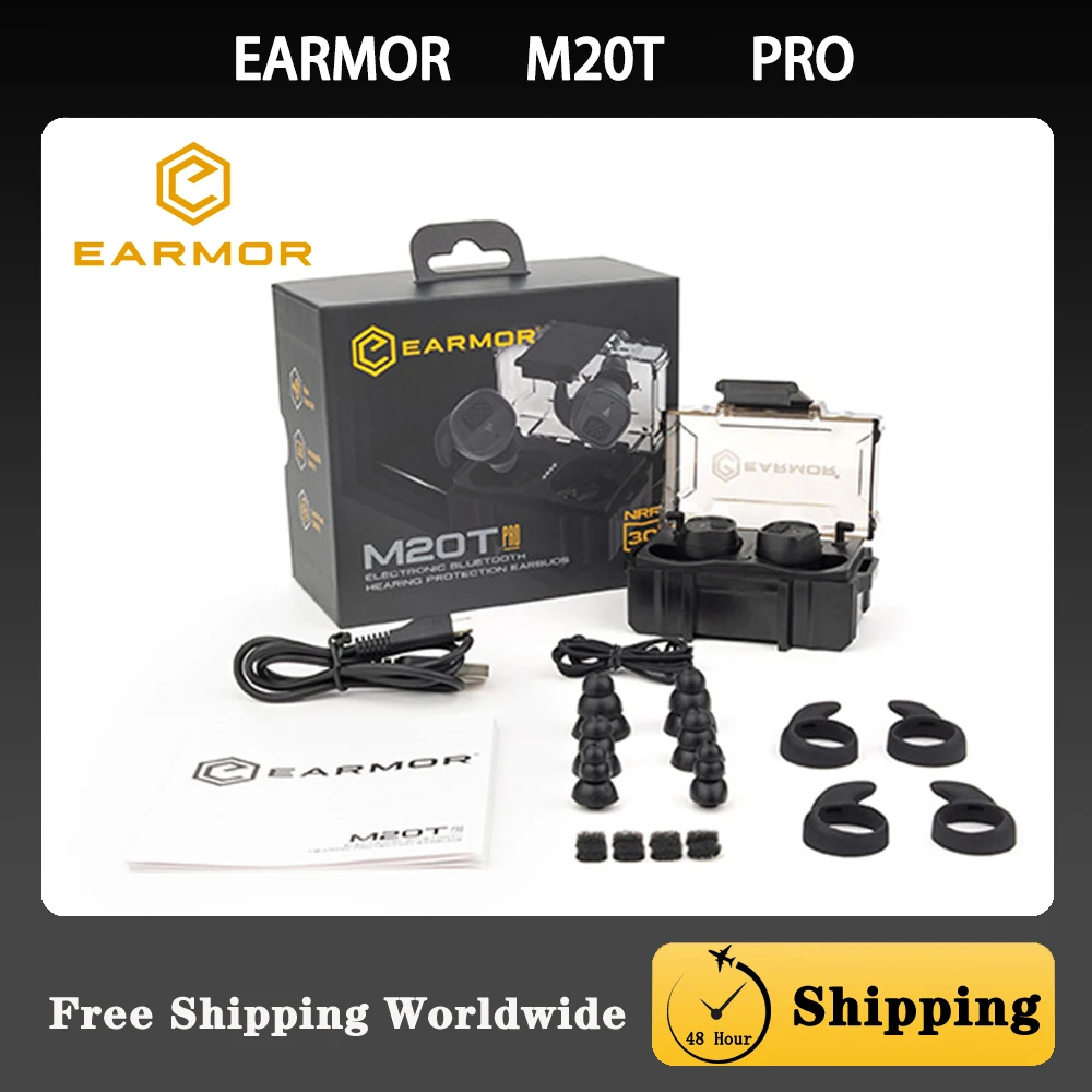 EARMOR M20T PRO Bluetooth 5.4 Upgraded Electronic Shooting Ear Protection , Noise Canceling & Sound Amplification