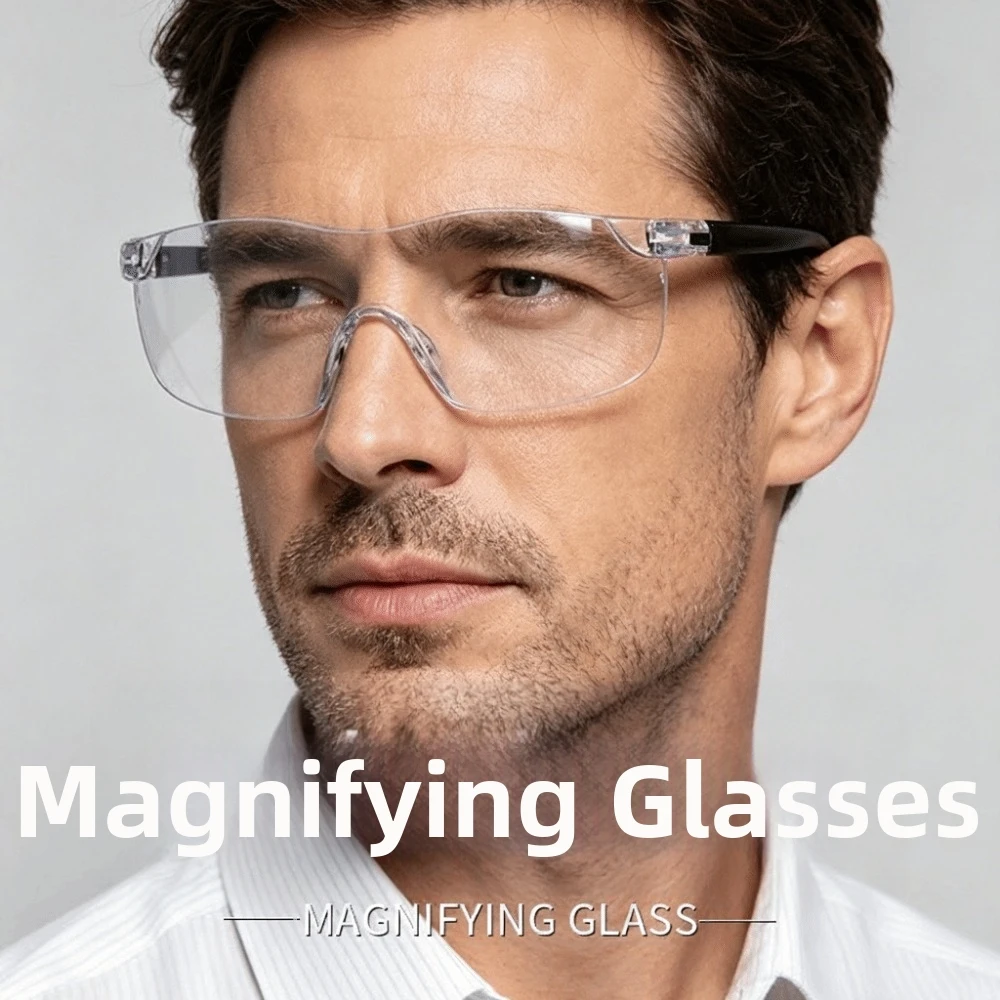300% Magnification Magnifying Glass Anti-Scratch Lightweight Large Lens Magnifier Lightweigh Pocket Magnifying Glass For Sewing
