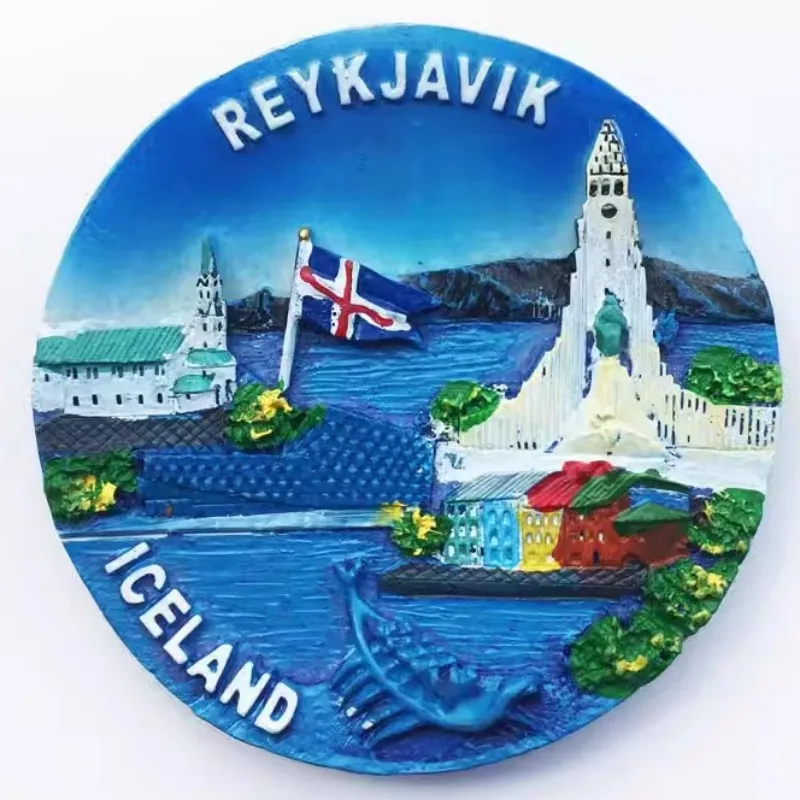 Iceland Fridge Magnets Reykjavik Travelling Souvenirs Message Board Magnetic Stickers Home Decoration Wedding Birthday Gifts