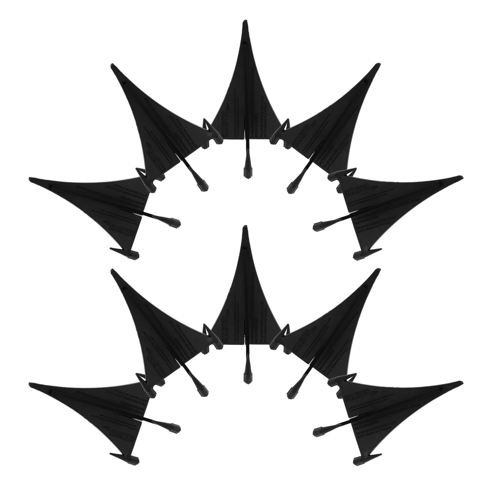 

10Pcs Plastic Ground Stakes for Solar Lights Heavy Duty ABS Spikes Replacement Fit 4-Hole Base Outdoor Yard Lamp Fastening