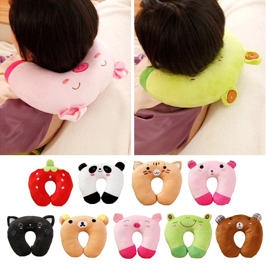 U-shaped Pillows Soft And Cozy Travel Essentials For Comfortable Trip U-Shaped Pillows Sleep black cat 26*30cm