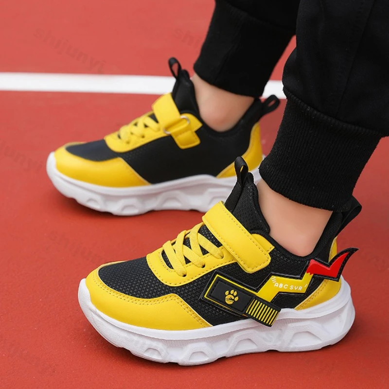 

Boys' Fashion Trend Thick Sole Casual Sport Shoes 2025 New Autumn Children's Mesh Breathable Comfortable Low Top Chunky sneakers