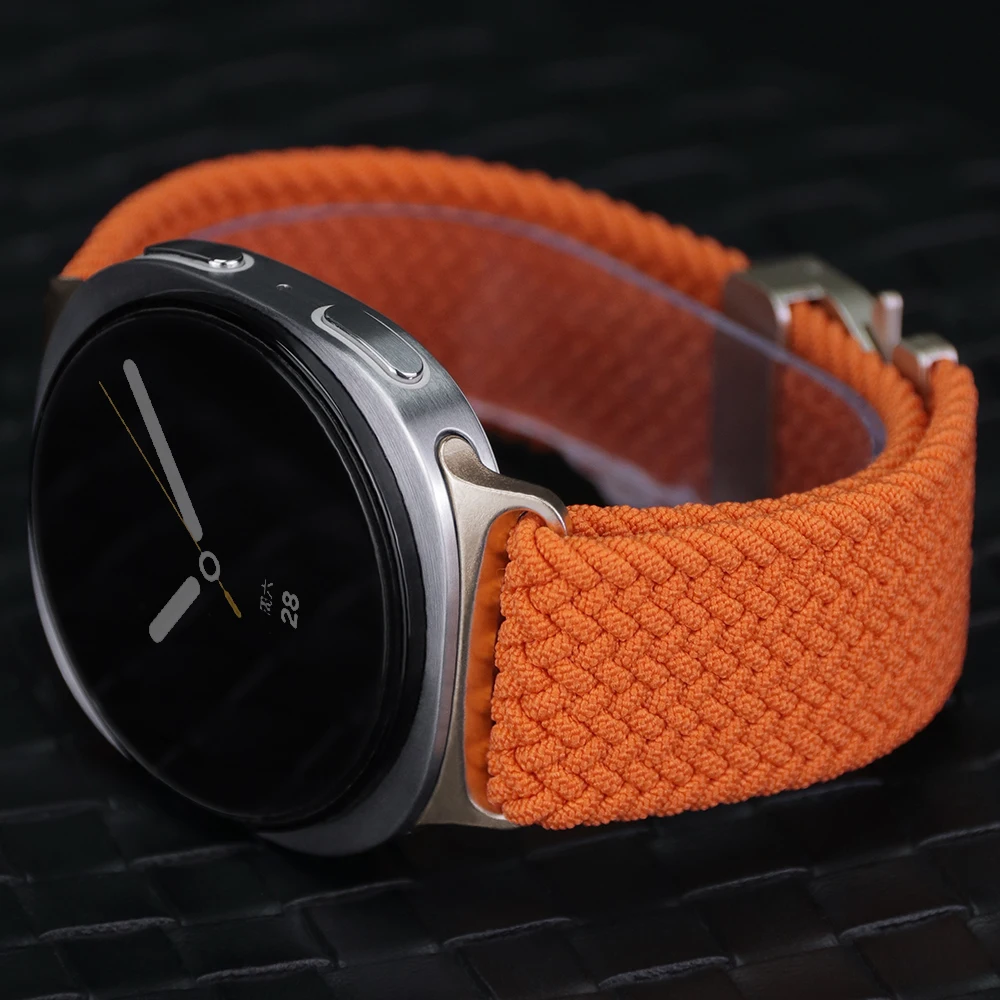 Nylon Braided Strap For Samsung Galaxy Watch Ultra2/Ultra 47mm Parachute Buckle Band For Galaxy Watch 8 9 40 44mm/8 Classic 46mm