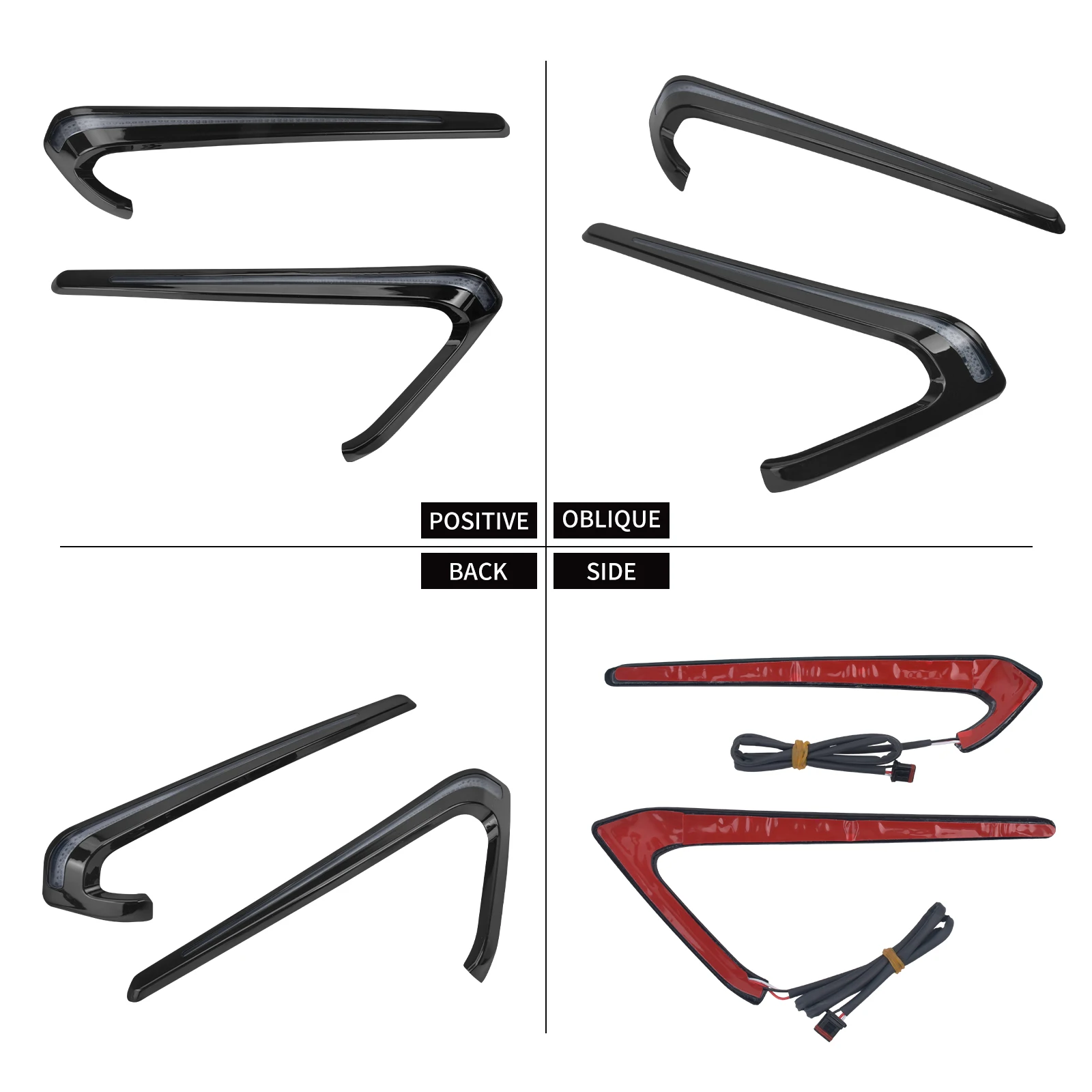 Motorcycle Saddlebags Brake Light LED Rear Light Indicators Running Lamp For Harley Softail Low Rider ST 22-24 Sport Glide 18-21 - view 6