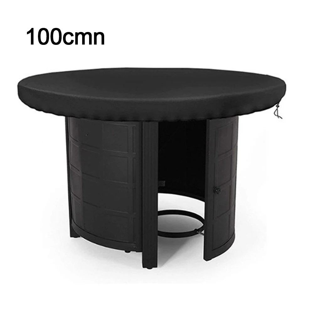 420D Oxford Fabric Cover 80cm Diameter Fire Plate Protective Cover Two-thread Seams Water-repellent Double Bound Edges