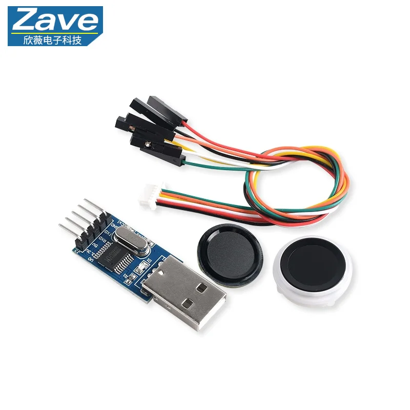 وحدة التعرف على بصمات الأصابع Hailingke HLK-ZW101: مستشعر بصمات الأصابع بالسعة لأشباه الموصلات