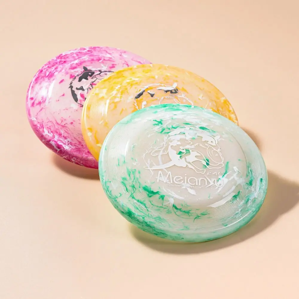 Pet Outdoor Training 24cm Dog Flying Disc Colorful Soft Dog Interactive Bite Resistant PE Pet Floating Relieve Boredom