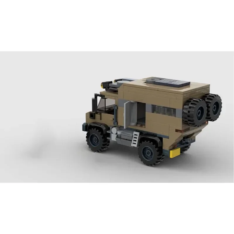 MOC-113639 City Transport Camping Truck Building Block Model 417 Parts Children's Birthday Education Building Block Model Gift