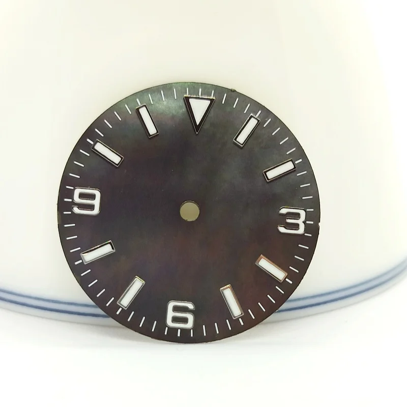 

Shell Dial No Logo Orange,White,Black,Blue,Purple,Green Dial 28.5mm Fits NH35/NH36 Movement Watch Accessories 369 Dial