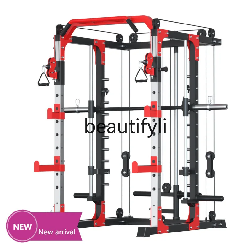 

Household gantry Smith integrated, comprehensive trainer fitness bench press gantry