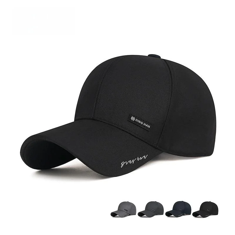 

Мужские бейсболки нового стиля в корейском стиле для активного отдыха, весна-осень-зима, из полиэфирного волокна, с круглой тульей, для зрелых мужчин