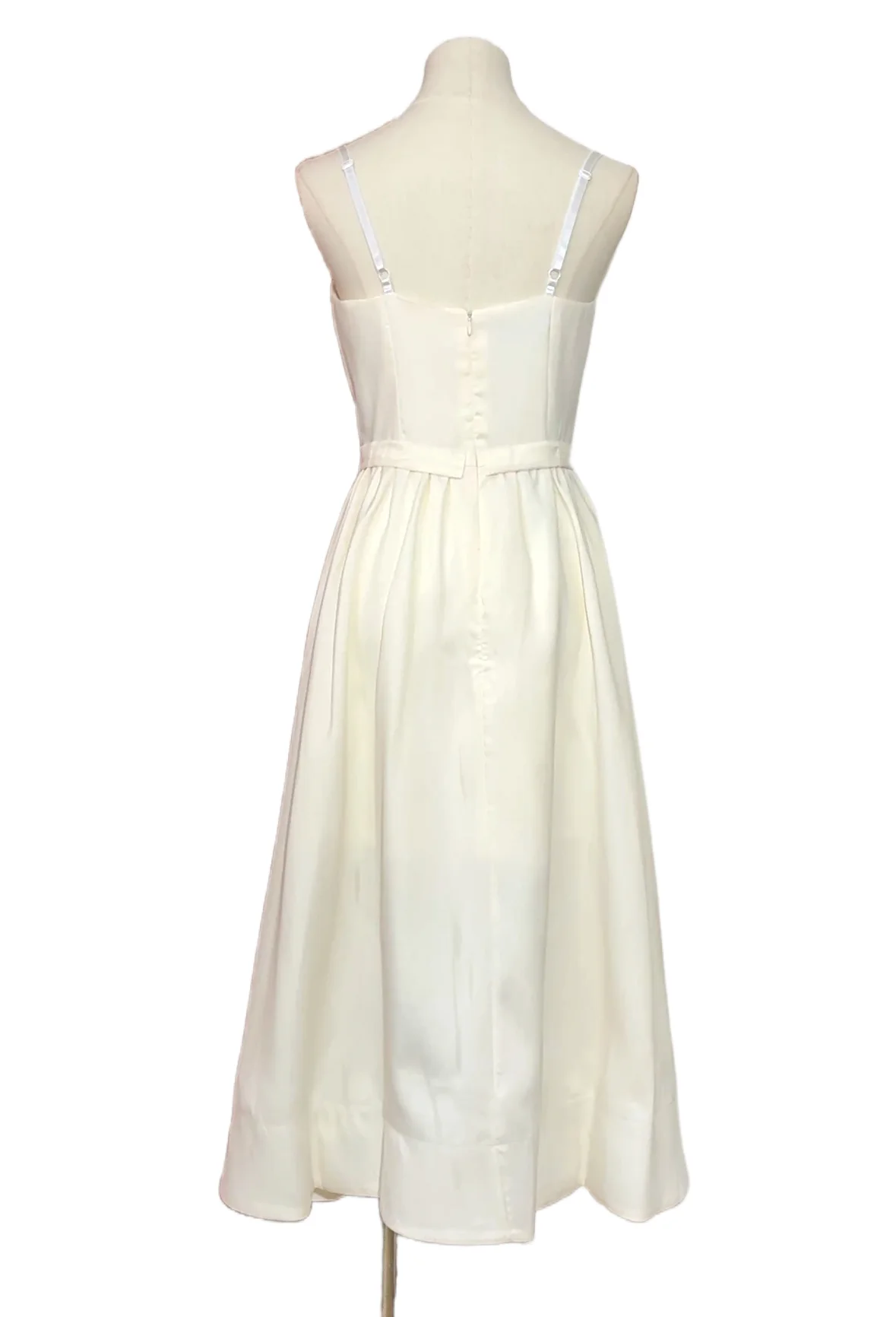 살구색 슬래시 넥 드레스 여성용 스트랩 민소매 하이웨이스트 우아한 베스티도스 바디콘 스트리트웨어 시크 의류 여성