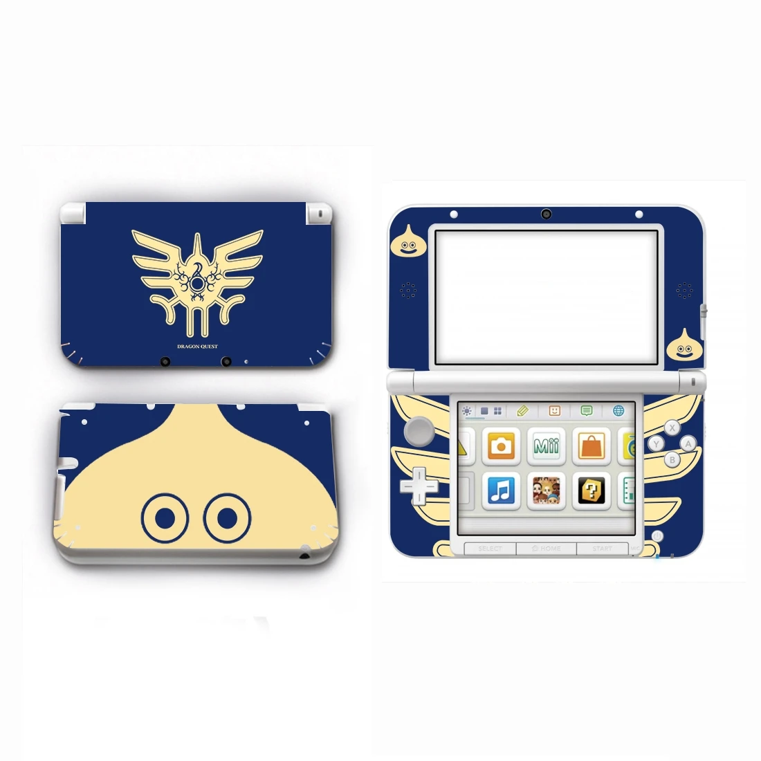 Dragon Quest-pegatina de piel de cubierta completa para 3DS XL, pegatinas de piel para OLD 3DS LL, pegatina protectora de vinilo para la piel