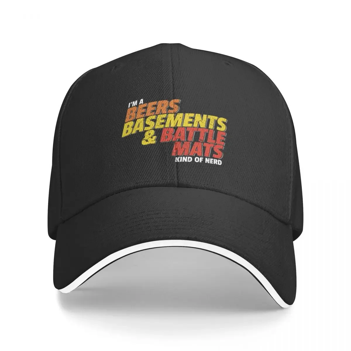 Beer Basements and Battle Mats Kind of Nerd Baseball Cap Fluffy Hat fishing hat Luxury Cap Woman Hats Men's