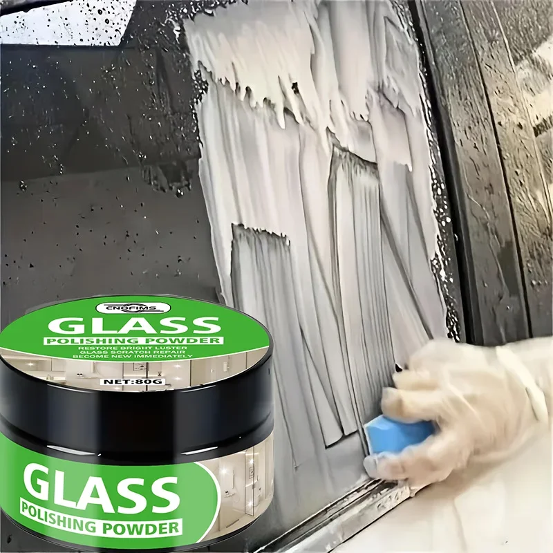 Professional Glass Polishing Powder, Scratch Repair, Polishing Agent, Suitable for Automotive, Bathroom, and Mirror Surface