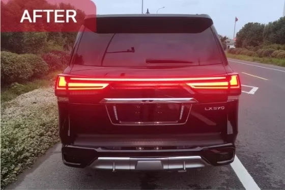 For 2008-2015 for LX Car Bumpers Upgrade New Style to Match 2018 for LX Vehicle