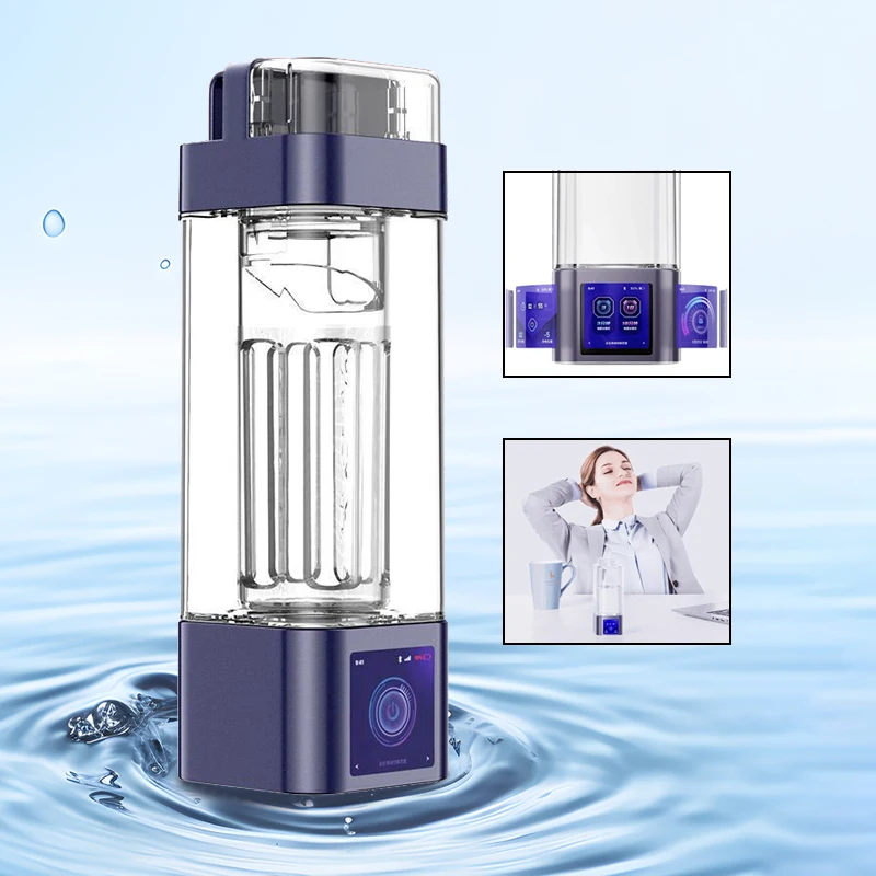 

2000-9000PPB Мембрана DuPont N117 Бутылка для воды, богатая водородом Бутылка для воды с водородом 10000ppb Бутылка для щелочной водородной воды